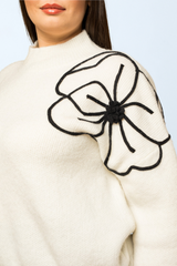 Bloom Embroidery Sweater